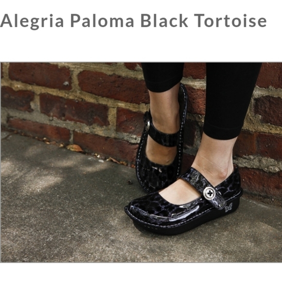 ALEGRIA PALOMA BLACK TORTOISE Size 9.5 - Picture 2 of 13